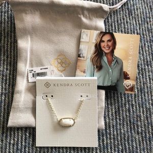 NWT Kendra Scott white stone necklace